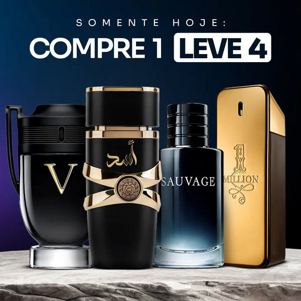 Promoção Compre 1 Leve 4 - Masculinos Importados (100ml)